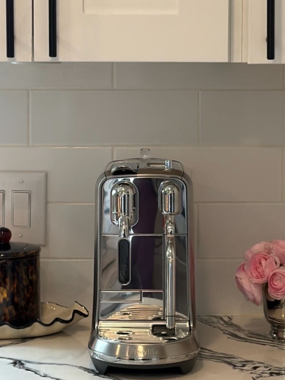Breville Chrome Espresso Machine - Silver